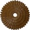 Ekena Millwork Eryn Ceiling Medallion (Fits Canopies up to 4"), 24 3/4"OD x 3 1/4"ID x 1 7/8"P, Smokey Topaz CM24ENSTF - alternate 1